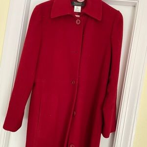 Wool dress coat